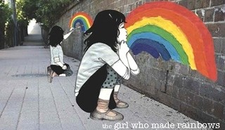 The Girl Who Made Rainbows and The Stripey Street Cat